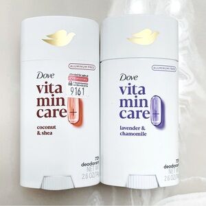 Dove vitamincare deodorant x2